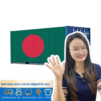Excellent transitaire bon marché de la Chine DDP DDU au Bengale Bangladesh LCL + Express par mer et livraison par camion