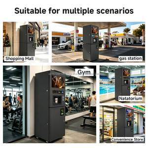 Distributeur automatique de café, thé au lait, jus et lait de soja, compatible avec l'eau en bouteille/purifiée, vente directe usine, pour hôtels - Product Image 5