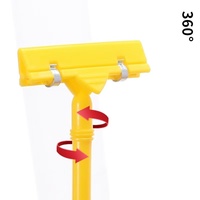 Porte-étiquette et porte-bande en plastique coloré POP Clip pour étagères de magasin et de supermarché