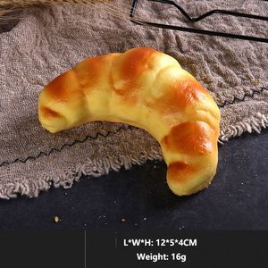 NUEVO Juguete Antiestrés de la Serie Viral Baguette Danish Toast PU Baked Bread - Suave para Aliviar el Estrés para Niños y Adultos, Juguete Terapéutico de Escritorio - Product Image 2