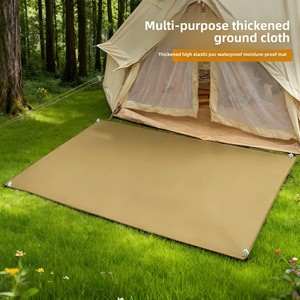 Alfombra de suelo gruesa, impermeable y resistente a la humedad, hecha de tela Oxford duradera, adecuada para tiendas de campaña, camping al aire libre, playa. - Product Image 3
