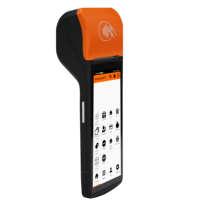 Android pos terminal avec imprimante 5.5 pouces 4G NFC wifi android 13 scanner de codes à barres pos pda