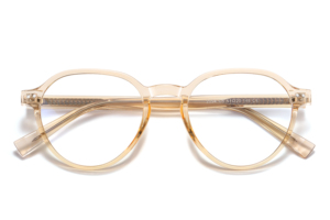 Gafas ópticas de montura redonda neutra TR90 con luz antiazul Colores opcionales de montura negro rojo marrón - Product Image 5