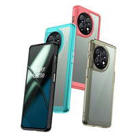 Coque de téléphone colorée pour OnePlus 11, coque pour OnePlus 11R, coque intégrale en acrylique couleur unie pour Nord N300