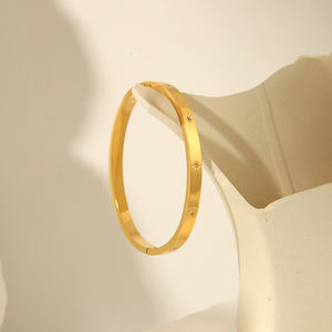 Superventas alto pulido Ocho Estrellas Sunburst flor Zirconia brazaletes impermeables estilo Ins <span class=keywords><strong>de</strong></span> moda para damas - Product Image 2