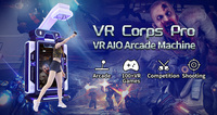 LEKE All-In-One VR Business Simulator Máquina de juego de arcade de autoservicio para interiores/exteriores con plataforma de pie de realidad virtual