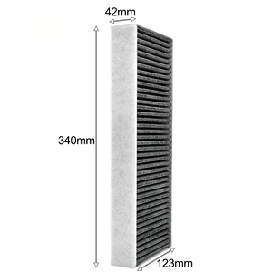 Reemplazo de filtro de campana extractora de carbón activado para filtro de campana de cocina Bora Basic BASIC/002 Hobs BHU/<span class=keywords><strong>BIU</strong></span>/BFIU/GP4 - Product Image 3