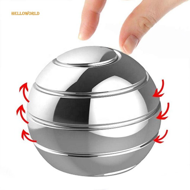 Kinetic Spinning Desk Toy That Creates a Mind-bending Optical Illusion Continuously Flowing Top Adult & Kids Pressure Reduction