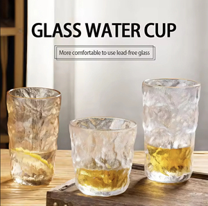 DAJI HYDRO Taza de vidrio de 300ml Diseño moderno ecológico Vasos transparentes para regalos Personalizado Venta al por mayor Stock listo