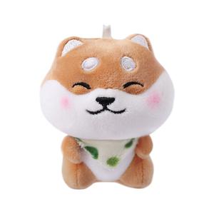 LLavero de animal de peluche personalizado lindo ocho mochila escolar masculina Chai perro muñeco de peluche supersuave edredón llavero de peluche - Product Image 5