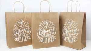 Custom Design Logo Kraft Paper Gift Shopping <b>Clothes</b> Food Takeway Bag with Handles - Product Image 4