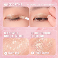 Duoduo PFE18 logo personnalisé produits de beauté à la mode meilleure vente paillettes colorées ombre à paupières liquide