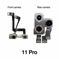 Caméra arrière de téléphone portable OEM pour 11 Pro avec câble flexible, sac OPP et emballage antistatique