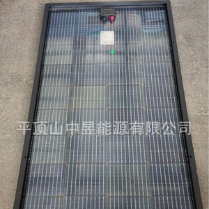 Panneau solaire tout noir 200W 156,75 mm x 156,75 mm haute transparence pour balcon, véranda, plateforme extérieure - Product Image 4
