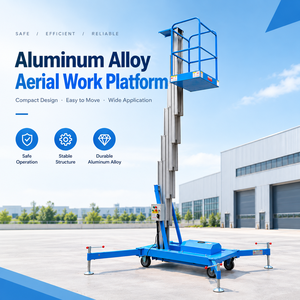 Elevador Manual de Aluminio KCCL, Altura de Elevación de 5.7 m, Capacidad de Carga de 120-150 kg, Apilador Portátil con Manivela para Almacén - Product Image 5
