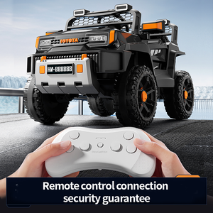 Neues Modell 12V Quad-Motor Kinderfahrzeug mit Bluetooth-Fernbedienung + Schaukelmodus 4WD Elektroauto für Kinder mit Musik und Licht für Draußen - Product Image 3