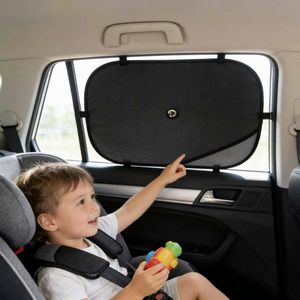 Pare-soleil de voiture Autoway Protect Kids Pet Sheaths, isolation, blocage des rayons UV, ventouse en aluminium, pliable, nylon, 44x36cm, noir - Product Image 3