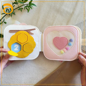 <span class=keywords><strong>Libro</strong></span> de tela suave de fieltro para bebés, León, <span class=keywords><strong>Libro</strong></span> de actividades, Juguete de viaje para bebés, <span class=keywords><strong>Libro</strong></span> de actividades educativas tempranas - Product Image 3