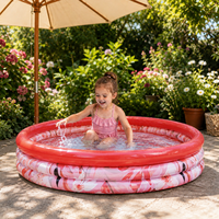 Piscine gonflable d'extérieur personnalisable, portable, pour la famille et les enfants, pour des moments de plaisir estivaux