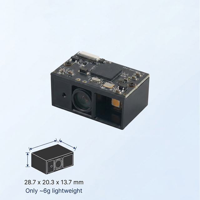 2d Scanner Module Barcode Reader Engine 640x480 Pixel With Warm White Led Aiming 30-300mm Distance for Qr Code 1d 2d Scanning