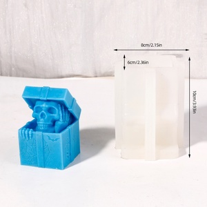 Molde de Silicona para Velas con Forma de Esqueleto en Caja TangChu, para Decoración de Fiestas, Regalo Único y Ambiente Gótico - Product Image 6
