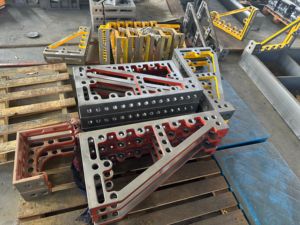 RY giá thép carbon Hàn bàn làm việc kẹp 3D/2D dụng cụ đo cho Trạm Hàn thiết kế mới - Product Image 6