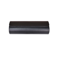 Boîte à montres en cuir PU noir de qualité supérieure à 4 emplacements, étui de rangement et de présentation durable pour collection de montres pour hommes