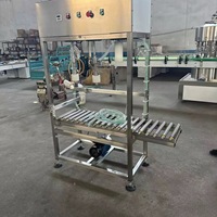 Machine de remplissage de bouteilles d'eau de 5 gallons personnalisée, semi-automatique, avec station d'alimentation par baril et équipement de pressage de bouchons en acier inoxydable
