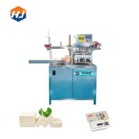 Scellant de tofu en boîte commercial HJ-Machine d'emballage de boîtes de tofu à haute productivité 220V 500W avec dimensions personnalisables