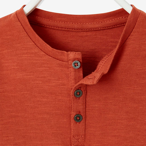 100% algodón orgánico Jersey niño bebé niños niñas manga larga sólido Tops verano manga bebé camisa - Product Image 2