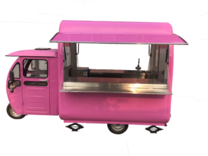 TUNE <strong>Updated</strong> Low Price Hotdog Vending Cart Hamburger Popsicle Carts Tricycle Gasoline With Sink - Product Image 2