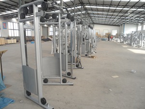 Commercial-<strong>Use</strong> Multi-Functional Steel Strength Training Power <strong>Squat</strong> Rack Cage Smith Machine Gym Fitness Equipment 80kg <strong>Weight</strong> - Product Image 5