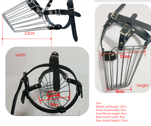 Muselière de panier de museau de chien de haute qualité en gros d'usine <span class=keywords><strong>pour</strong></span> mordre à mâcher et à nettoyer la couverture de bouche de Cage sans cruauté - Product Image 6