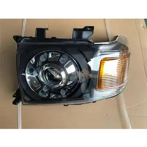 Lampu depan LED mobil, lampu depan baru 2024 untuk Toyota Land Cruiser LC79