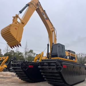 Excavatrice de dragage CAT 349DL d'origine avec châssis ponton renforcé personnalisable de 12 m, 50 tonnes - Product Image 6