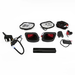 Kit d'éclairage LED de luxe pour voiturette de <span class=keywords><strong>golf</strong></span>, certifié CE, 12-60V, avec phares/feux arrière et <span class=keywords><strong>faisceau</strong></span> haut/bas pour EZ-GO 2014+ T48 - Product Image 1