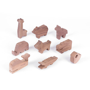 Série d'artisanat DIY : Modèles d'animaux de <span class=keywords><strong>la</strong></span> forêt faits à <span class=keywords><strong>la</strong></span> main avec techniques de meulage et de découpe – Ornements semi-finis - Product Image 1