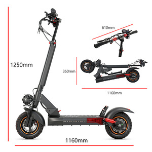 Trottinette électrique tout-terrain pliable Manke MX-14, moteur sans balais 48V, alliage d'aluminium, double suspension, autonomie maximale <span class=keywords><strong>de</strong></span> 55 km, étanche, pour adultes - Product Image 5