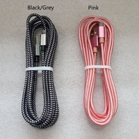 Tresse en nylon Usb V8 Micro câble de données de charge rapide pour téléphone Android