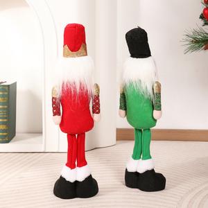 Figurines de soldats <span class=keywords><strong>casse</strong></span>-noisettes en peluche pour Noël, décorations pour l'arbre de Noël, décorations de fête - Product Image 2