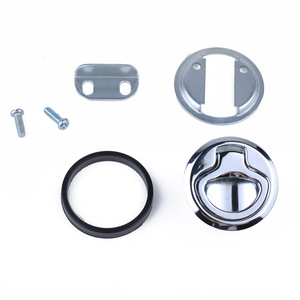 Zinc Alloy Door Lock Replacement Kit For <b>Car</b> <b>Trailer</b> Toolbox Inner Mounting Flat Lock With Screws And Gasket - Product Image 4
