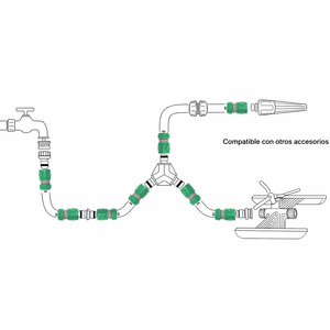 Connettore per Tubo in Plastica da 1/2 Pollice con Blocco di Sicurezza in Confezione Blister - Product Image 5