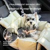 Siège rehausseur de voiture premium pour chien, lit de voyage sécurisé, conception universelle à fixation rapide, coussin de transport pour animaux de compagnie, vente en gros