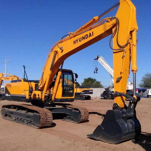 Excavatrice sur chenilles multifonctionnelle d'origine coréenne d'occasion Hyundai 220lc-9s Moteur Yanmar Pompe à engrenages à haut rendement Roulement en bon état - Product Image 1