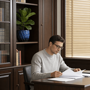 Pot de fleurs en céramique gaufrée émaillée bleu roi dégradé style vintage américain, texture nid d'abeille, écologique et durable pour la maison - Product Image 5