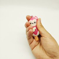 Model Makanan Es Krim & Es Loli Kartun Mini EVA, Mainan Slow-Rising Bertema Musim Panas, Liontin & Aksesoris Kecil, 14 Tahun