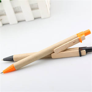 Bolígrafo biodegradable respetuoso con el medio ambiente de papel Kraft - Product Image 5