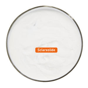 Высокочистый склареолид, 98% мин, натуральный ароматизатор, фиксирующий белый кристаллический порошок, форма GMP/FCC/ISO, сертифицированный поставщик для - Product Image 1