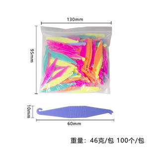 Materiales de Ortodoncia, Retractores de Bandas Elásticas Transfronterizos, Retractores Bucales de Esquina para Aparatos Dentales, 100 Piezas/Paquete, Plástico - Product Image 4