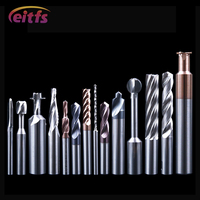 Eitfs Endmill cortador de carburo HP taladro clavo gran llama broca hrc55 2-Blade bola final fresado palabras clave fresa plana End Mill